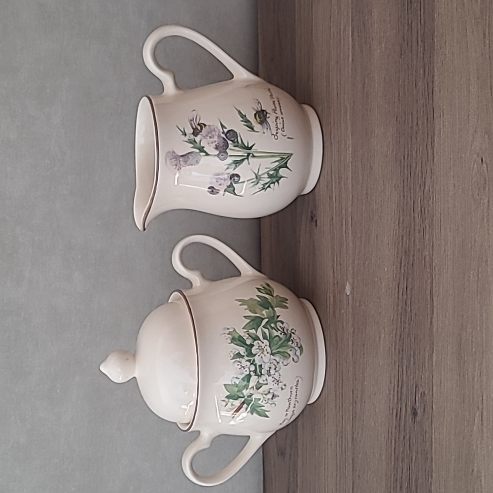 Noritake Ireland 1906, Sugar and Creamer The Country Diary of an Edwardian Lady